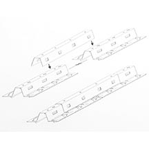 Die Tragschienen-Verbinder Die Tragschienen-Verbinder