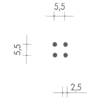 Hole pattern Rg
        2516