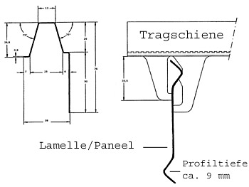 Tragschiene