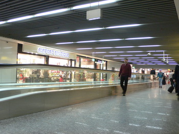 Dobner metal ceilings in Rhein-Main international airport, Frankfurt